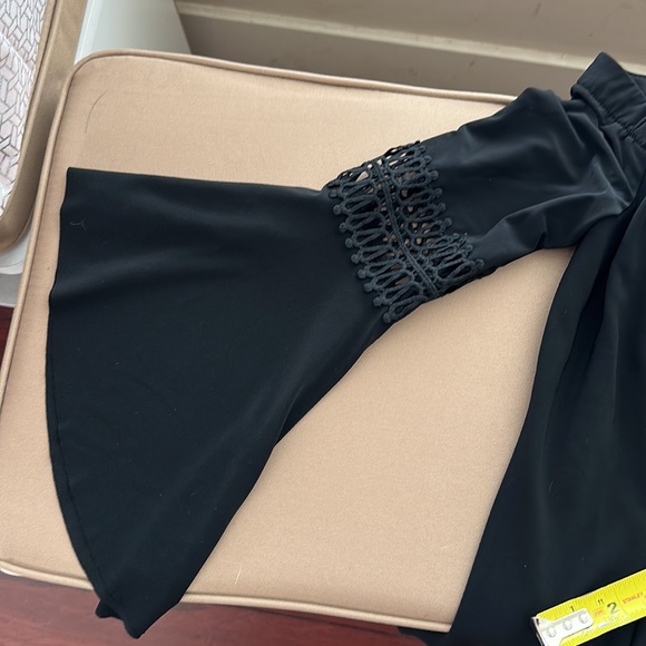 ⭐️SALE⭐️ Joseph Ribkoff Black Off Shoulder Bell Sleeve Dress EUC - Picture 13 of 15